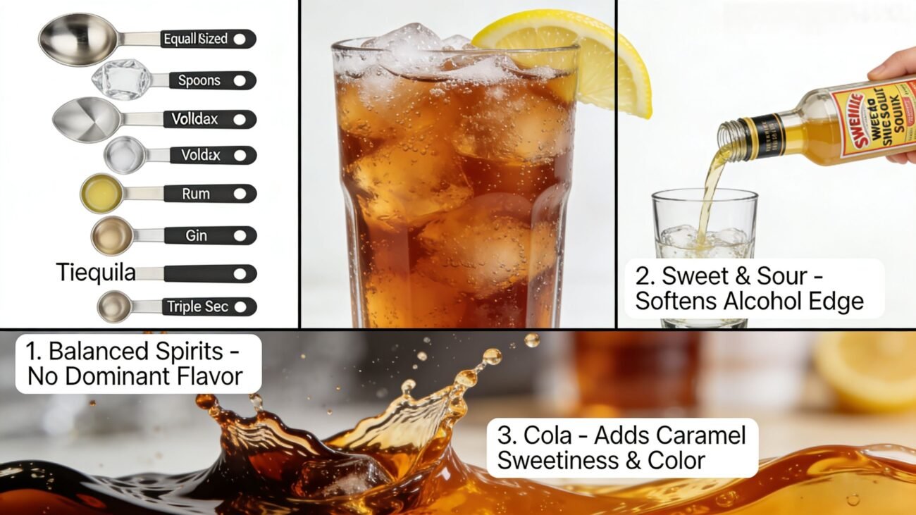 Does Long Island Iced Tea really contain Tea2