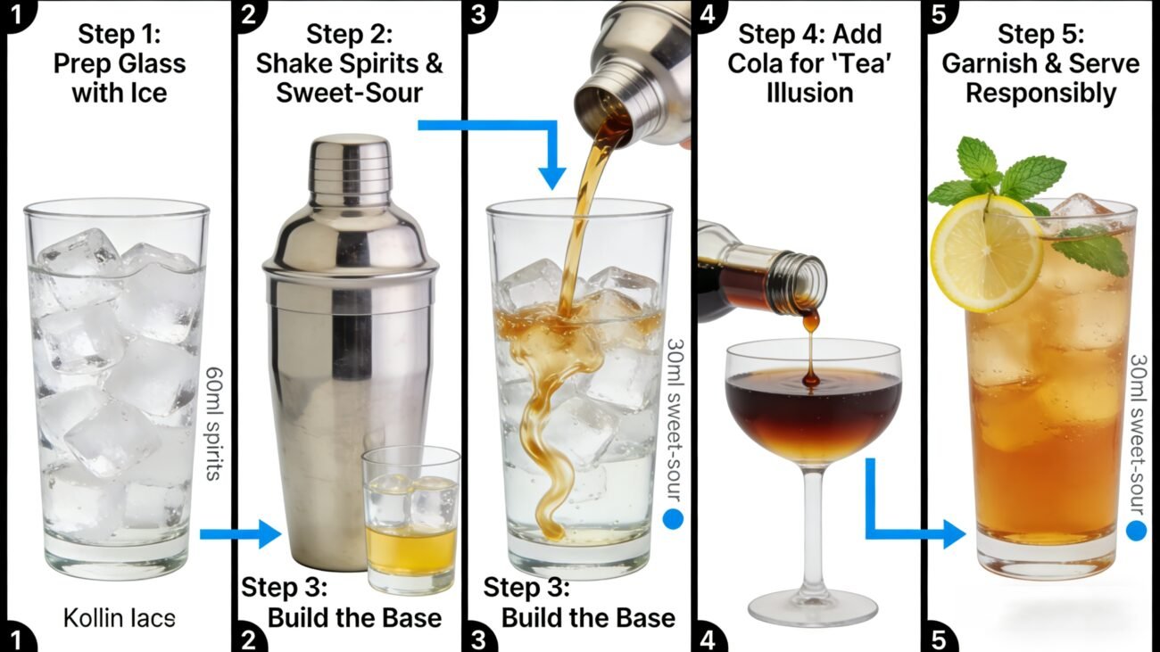 Does Long Island Iced Tea really contain Tea3