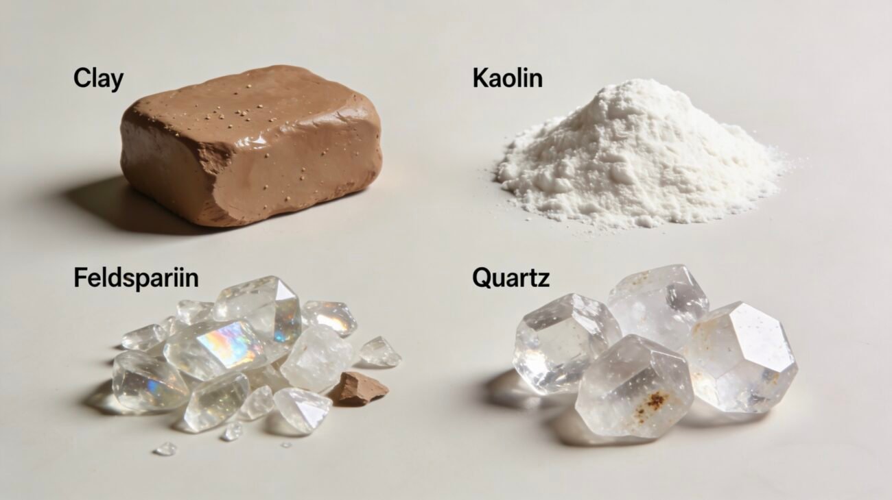 What is porcelain made of2