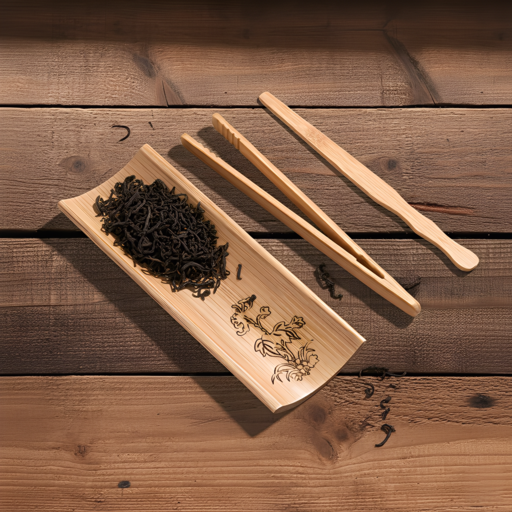 Bamboo Tea Scoop Set for Gongfu Tea_Ring1