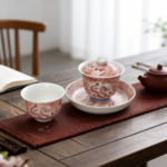 Dunhuang Flying Dragon Phoenix Tea Cup Set_Ring04