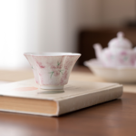Elegant Porcelain Rose Ceramic Teacup4
