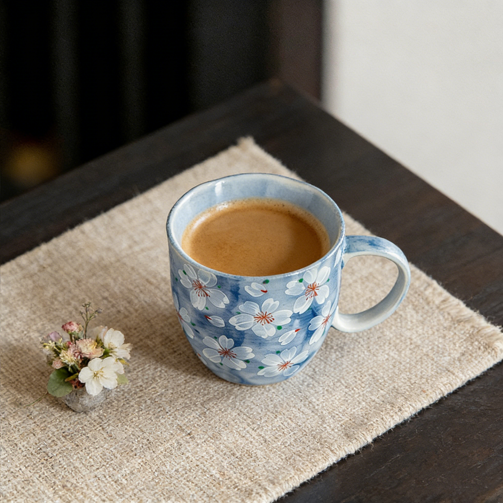 Japanese Floral Porcelain Coffee Mug4