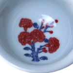 Pomegranate Blossom Gaiwan Chinese tea set_Ring08