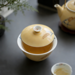 Porcelain Tea Set with Wheat Design3