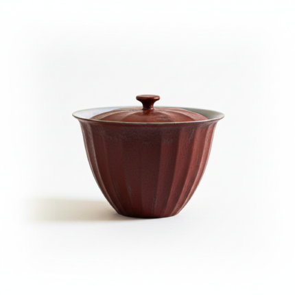 Rustic Ceramic Red Wine Tea Set-Main