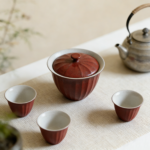 Rustic Ceramic Red Wine Tea Set4