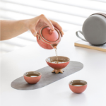 Portable Pomegranate Tea Set
