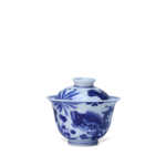Fish & Algae Blue and White Gaiwan Set_Main01