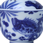 Fish & Algae Blue and White Gaiwan Set_Main04