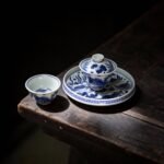 Fish & Algae Blue and White Gaiwan Set_Ring07