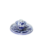 Fish & Plant Blue and White Tea Cup Set_Ring04