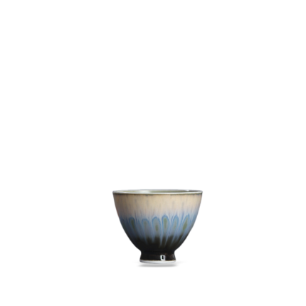 Handcrafted Ceramic Blue Peacock Feather Tea cup_Main