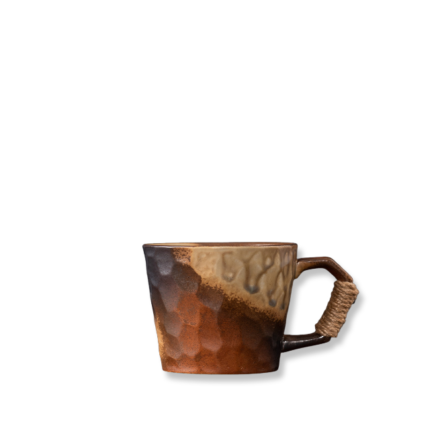 Japanese Rustic Ceramic Coffee Mug-Main
