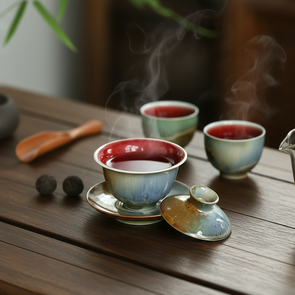 Jingdezhen Kiln transformation Ceramic Gaiwan4