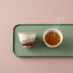 Jingdezhen Red and white gradient Tea Cup3