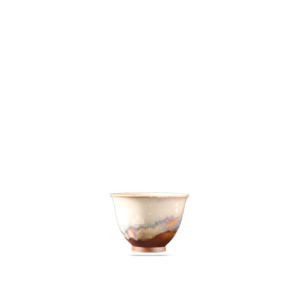 Jingdezhen Red and white gradient Tea Cup_Main