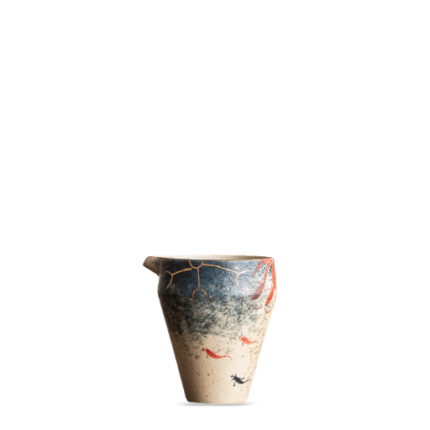 Koi Fish Hand Made Ceramic Kungfu Tea Fair Cup_Main