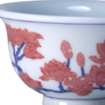 Magnolia Blossom Blue and White Tea Cup Set_Main02