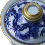 Pine Blue and White Porcelain Gilded Gaiwan_Main03