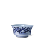 Pine Tree Blue and White Porcelain Tea Cup Set_Main01
