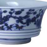 Pine Tree Blue and White Porcelain Tea Cup Set_Main02