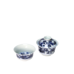 Pine Tree Blue and White Porcelain Tea Cup Set_Ring03