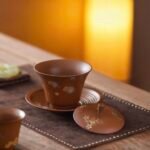 Retro Floral Fish Ceramic Kung Fu Tea Gaiwan2