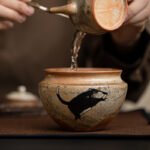 Shino Lucky Ceramic Cat Tea Container3