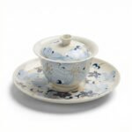 lily flowers gaiwan tea set_Main
