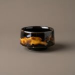 Ceramic Tea Cup Jizhou Kiln Landscape Host Cup