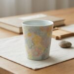 Ceramic Tumbler Floral Relief No. 1 for Tea and Coffee