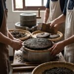 Ripened Puer Tea Cake