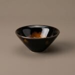 Ceramic Tea Cup Jizhou Kiln Ginkgo Douli