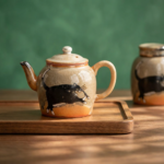 Shino Lucky Cat Straight Tube Tea Pot4