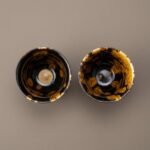 Jizhou Kiln Leopard Tall Tea Cup Pair