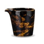 Fair Cup Tall Amber Mottled Jizhou Kiln for Tea Serving