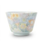 Ceramic Host Cup Floral Relief Large for Tea Serving