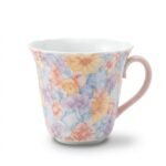 Ceramic Mug Floral Relief for Tea and Coffee