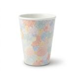 Ceramic Tumbler Floral Relief Medium for Tea and Coffee