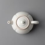 Ceramic Teapot Round White Er Kang for Tea