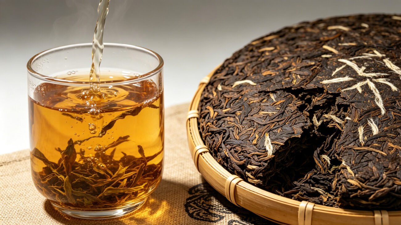 Why are some teas in brick form, while others are loose-leaf4