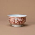 Tea Cup Set Flying Dragon Dunhuang Porcelain for Gongfu Tea