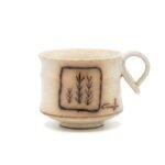 Ceramic Mug Botanical Panel Er Kang for Tea