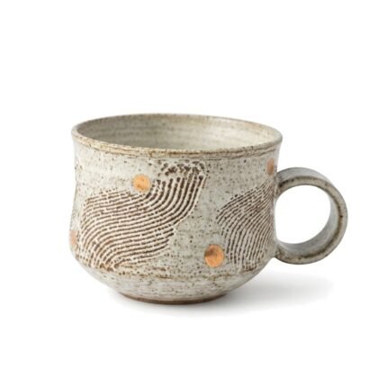 Ceramic Mug Spiral Relief Er Kang for Tea