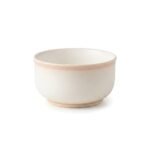 Ceramic Tea Cup White Rim Small Er Kang