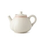 Ceramic Teapot Round White Er Kang for Tea