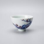 Sword Kiln Ceramic Tea Cup Wide Plum Blossom for Gongfu Tea