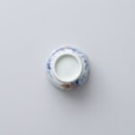 Sword Kiln Ceramic Tea Cup Floral Panel for Gongfu Tea