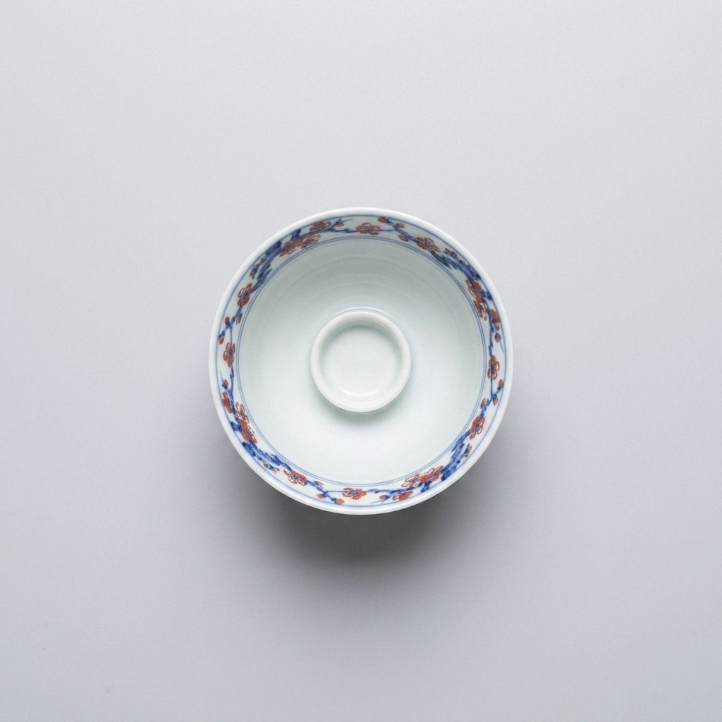 Sword Kiln Ceramic Tea Cup Wide Plum Blossom for Gongfu Tea
